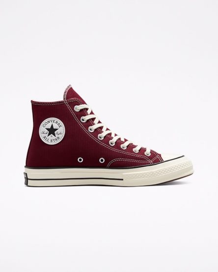 Tenisi Inalti Barbati Converse Chuck 70 Vintage Panza Visinii Inchis Negrii | RO RYAOW632